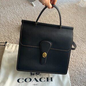 Coach Willis Top Handle Bag - Black